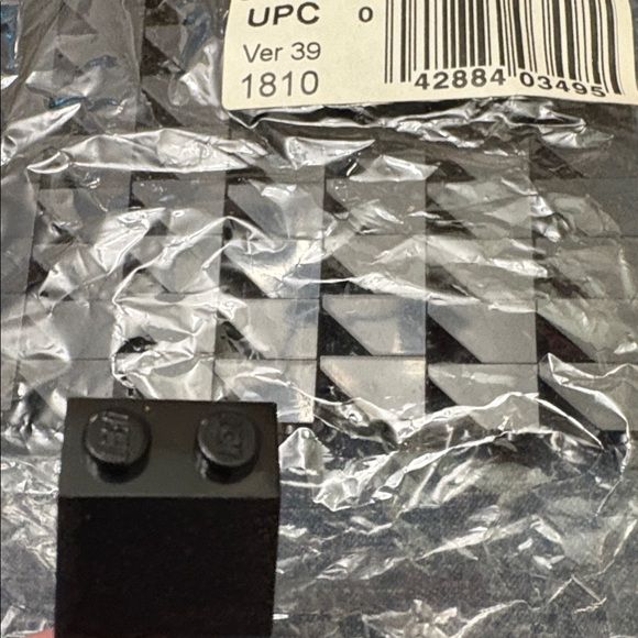 2000 Lego 3495 2x2 Roof Tile Steep Sloped Black - Picture 5 of 5